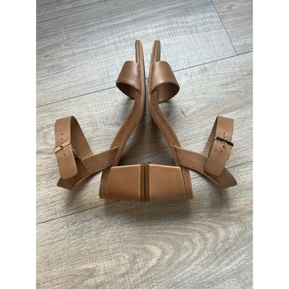 Nisolo Stella Block Heel almond leather size 7 - Picture 5 of 9